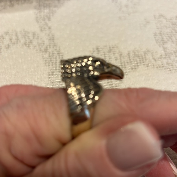 EAGLE RING New. Sterling silver eagle ring size 12.5 - Picture 8 of 11